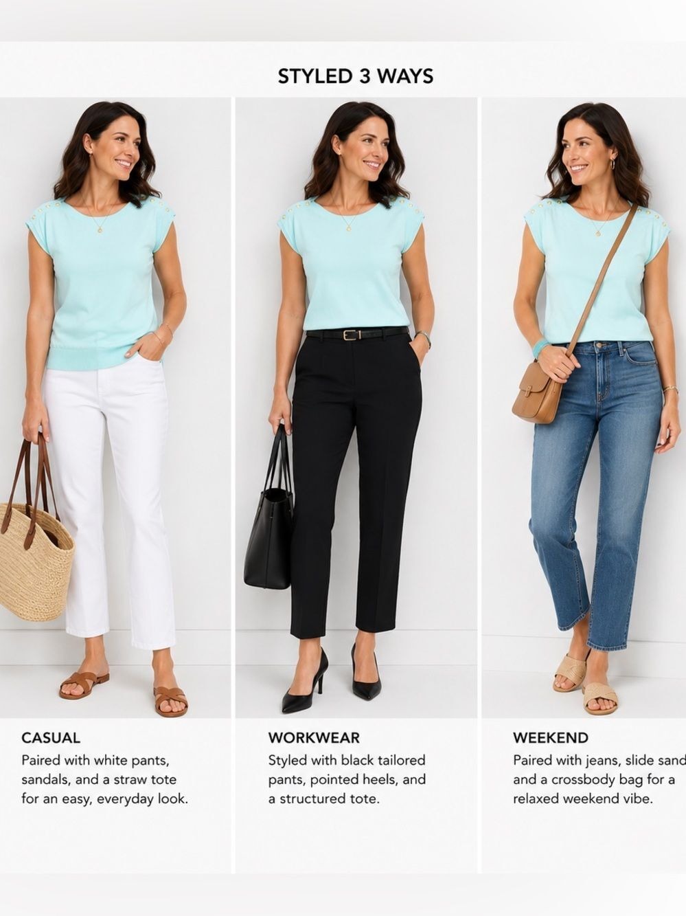 Talbots Blue Top Small